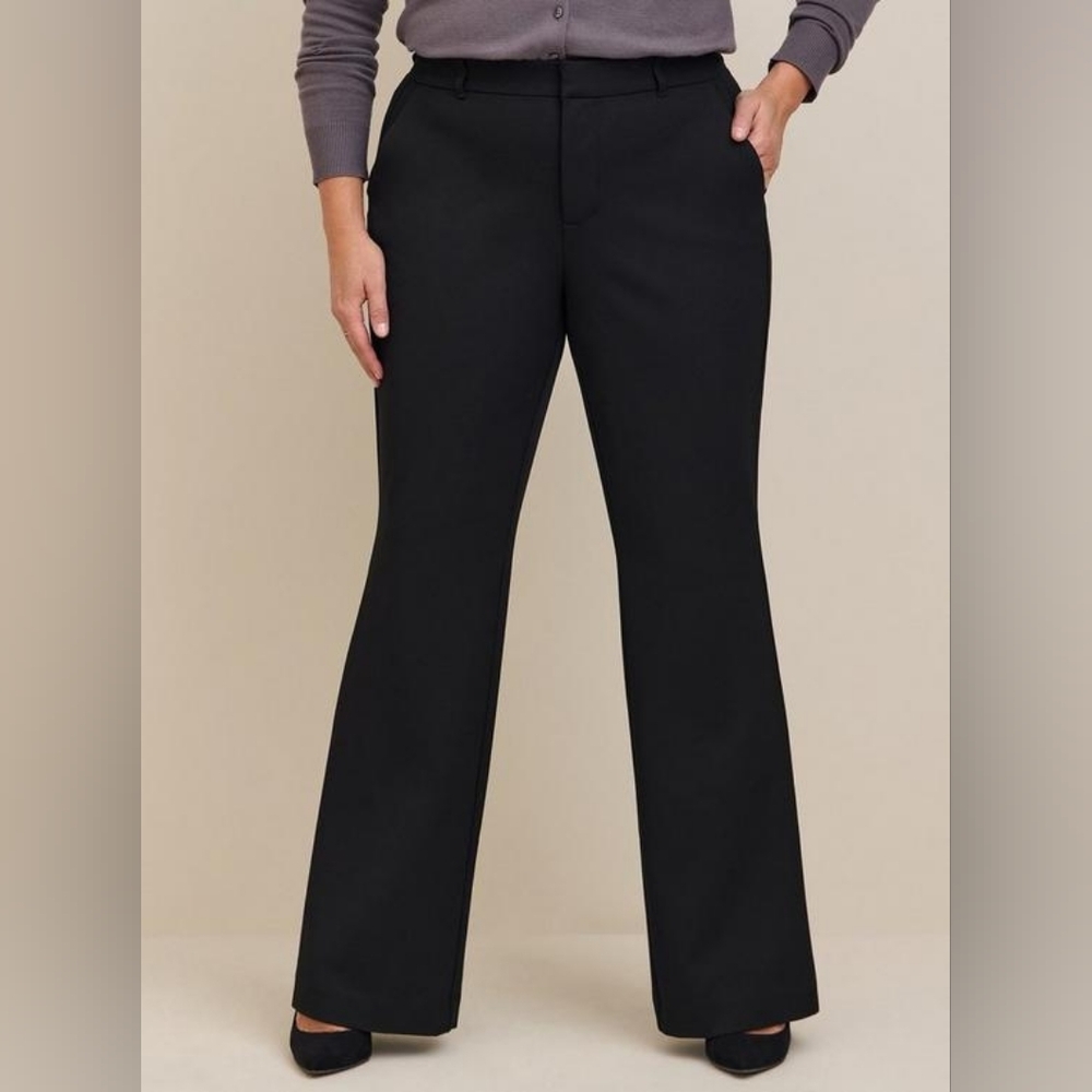 Torrid Comfort Flex Waistband Boot Studio Woven High Rise Pant Women Size 20 NWT